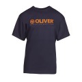 Oliver T-Shirt Basic navy Herren